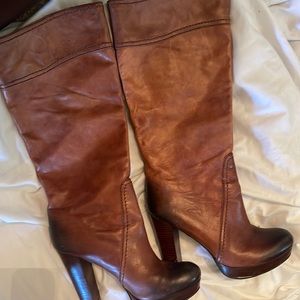 Tan Leather boots